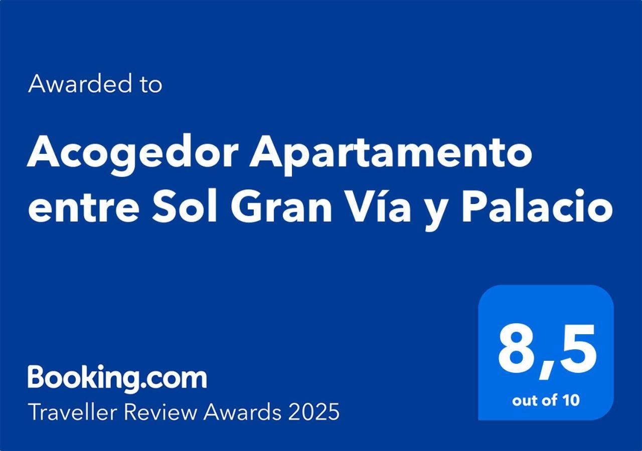 Acogedor Apartamento Entre Sol Gran Via Y Palacio Madrid Exterior photo